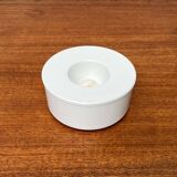 White melamine ashtray, mid-century Swedish design by Gunnar Larson for Gustavsberg, 1960s.