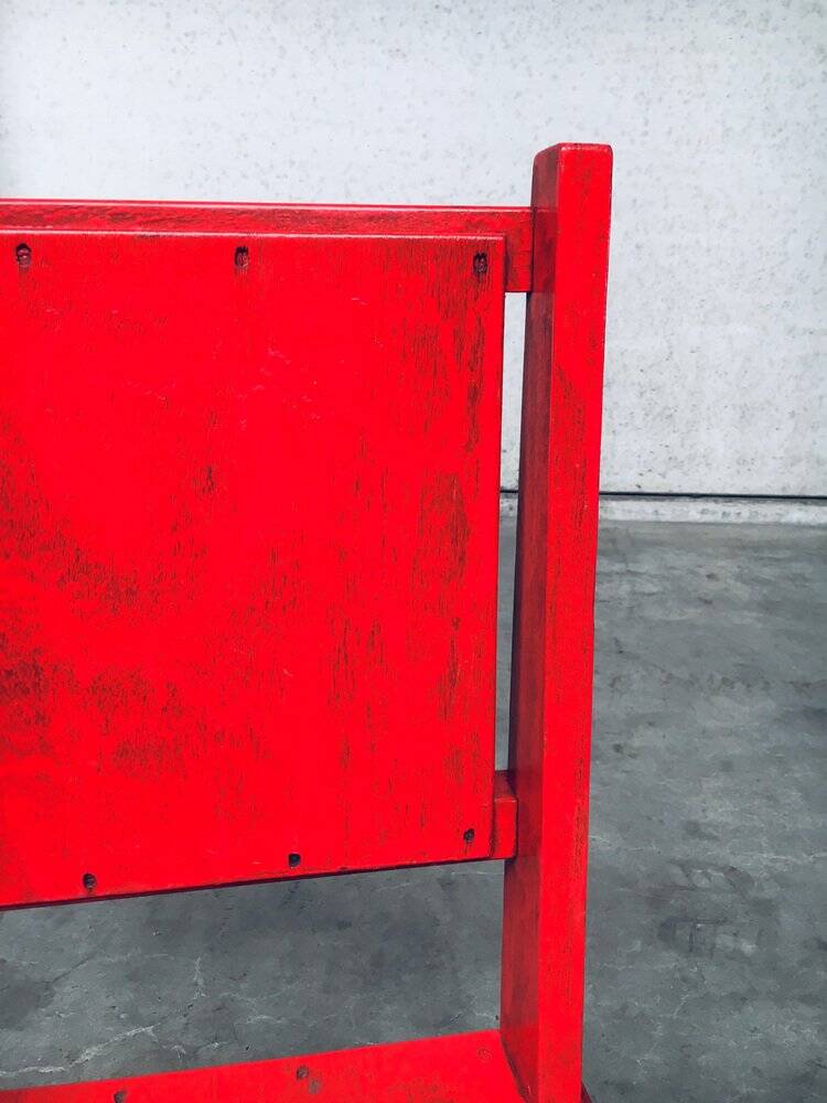 De Stijl Movement Design Red Chair attributed to Jan Wils, Netherlands, 1920s