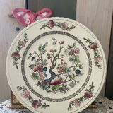 Large cake plate in Myott earthenware, Indian Tree pattern.