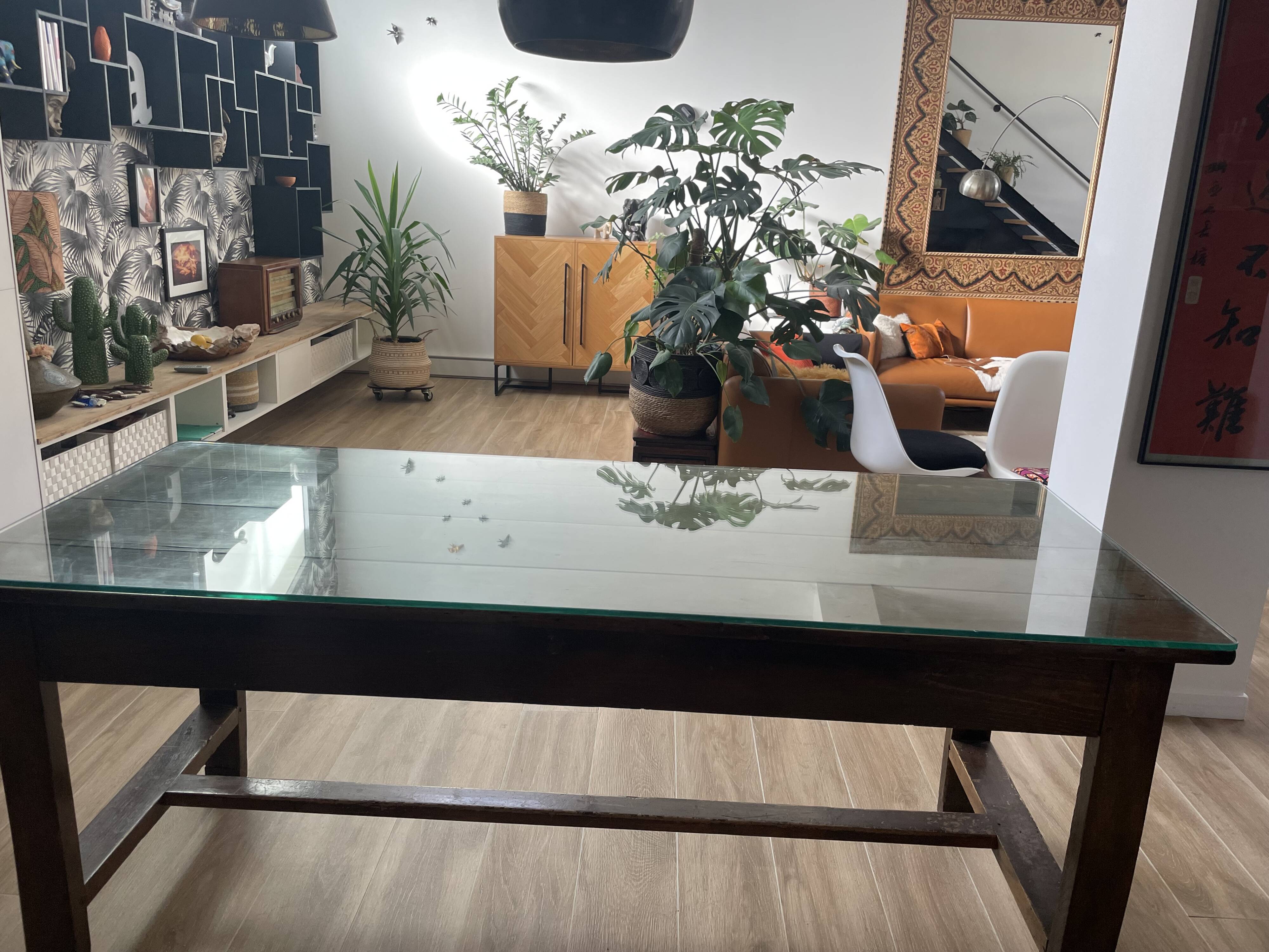 Old farmhouse table