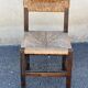 Ensemble de 6 chaises paillées 1950