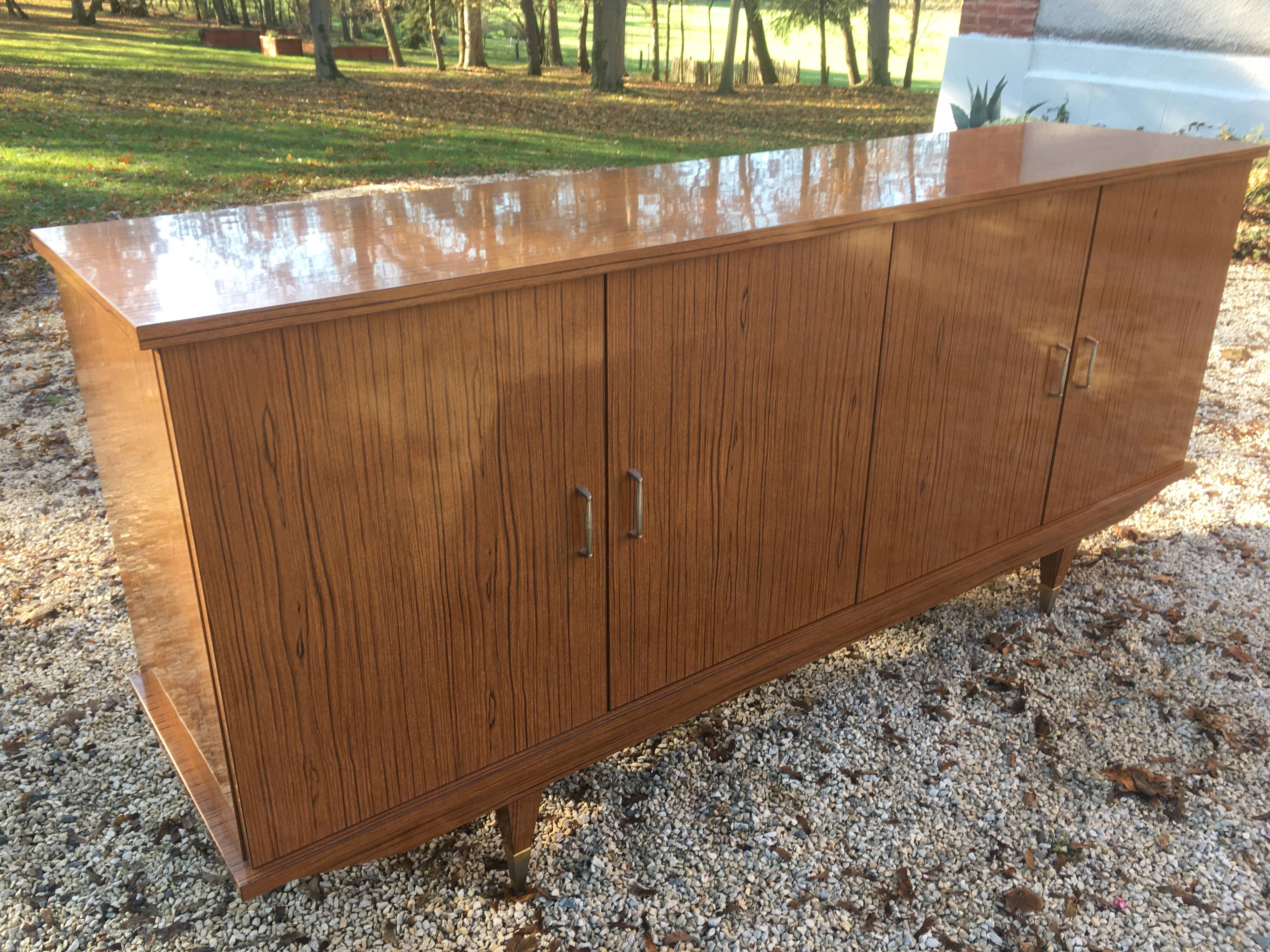 Vintage Scandinavian buffet sideboard