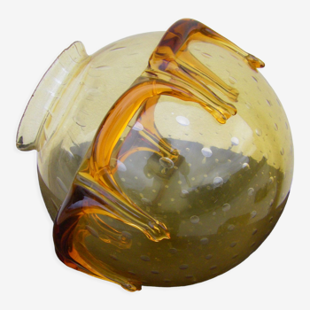 Boule de suspension vintage en verre de Murano