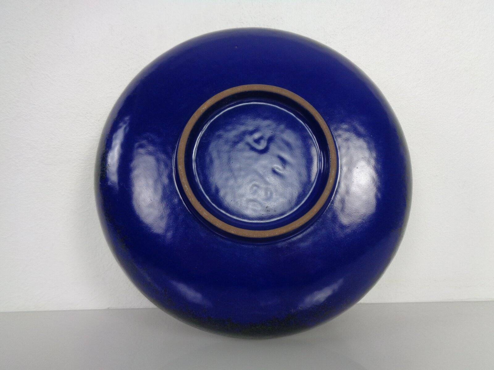 Rotating Teak Tray with Ceramic Bowls, Denmark, 1960s, Set of 10