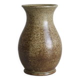 Small pyrite stoneware vase, rustic or country chic decoration