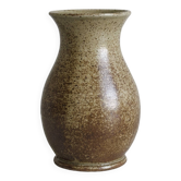 Small pyrite stoneware vase, rustic or country chic decoration