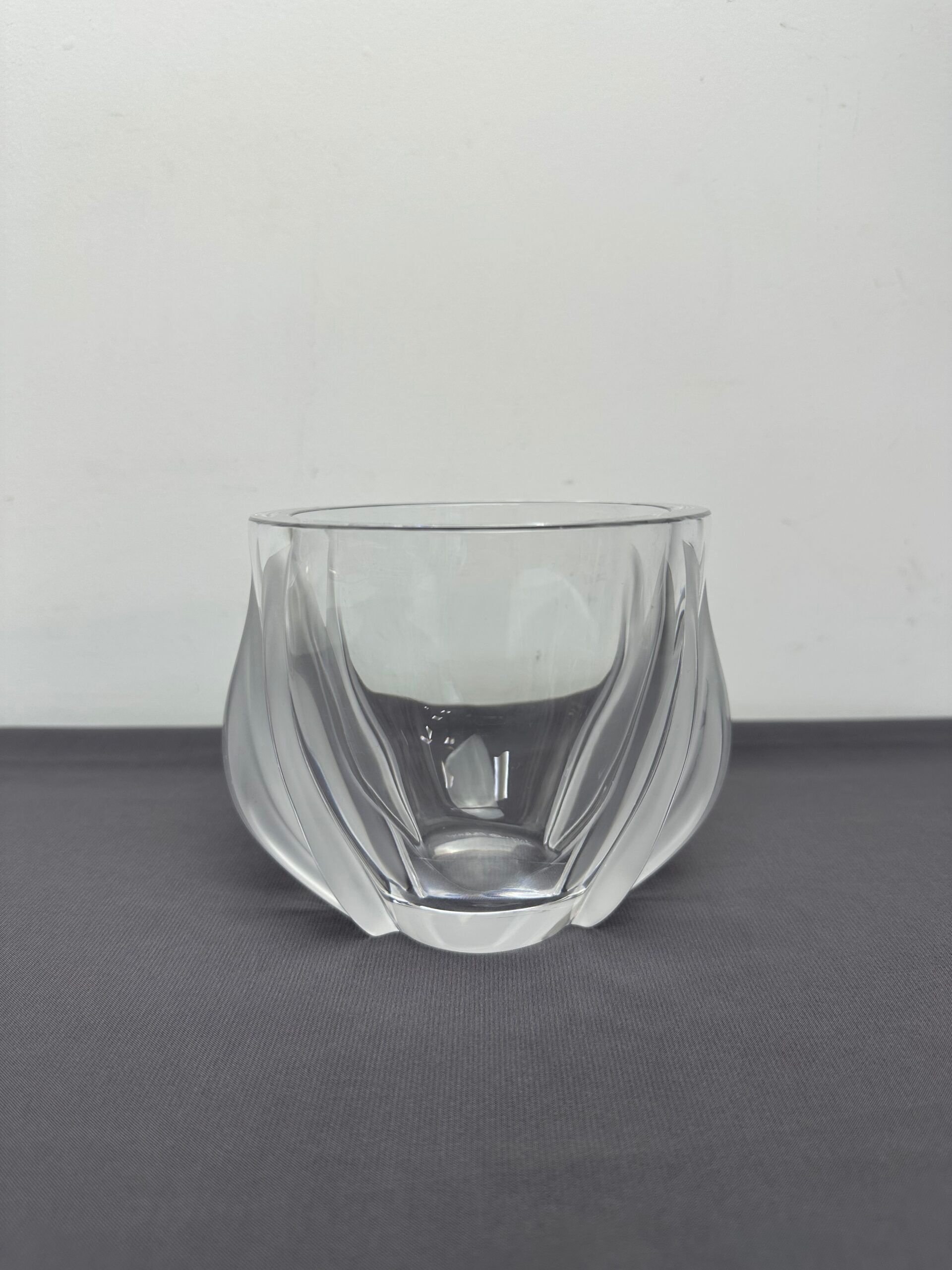 Lalique Vase Two Tulips