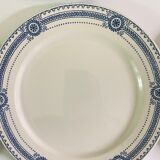 Flat plates earth of iron Sarreguemines