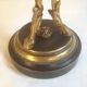 Oil lamp with engraved globe in Napoleon III style