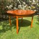 Table ronde extensible vintage