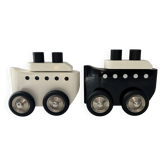 Paire de paquebots à roulettes