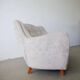 Grey velvet buttoned sofa by Levi's Mobelafarr