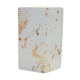 White square vase of pink spots from Denmark