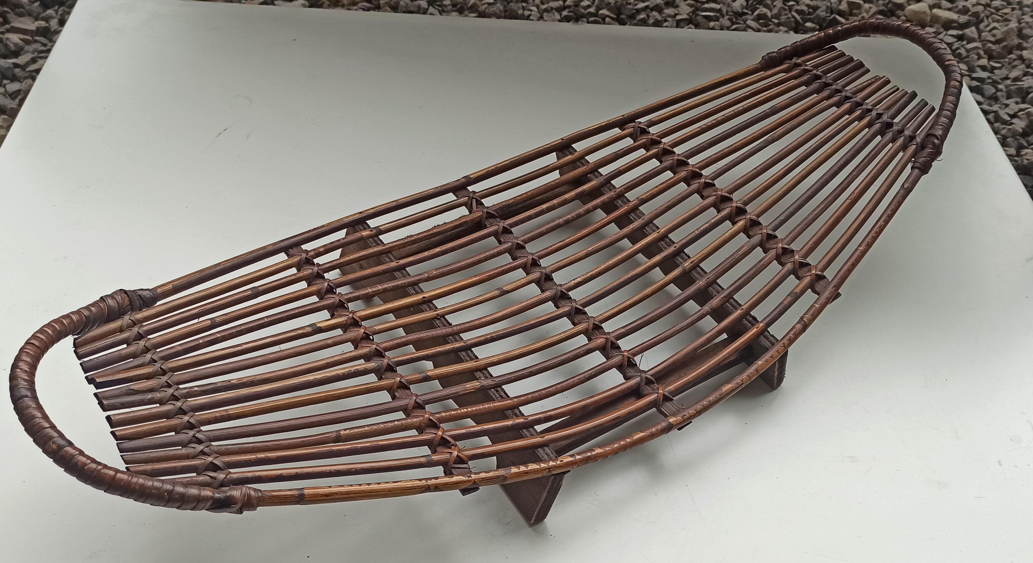 Wooden tray design of the 70s