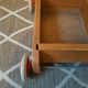 Market toys vintage tray cart wood and orange