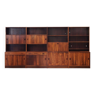 Set of rosewood bookcases, Danish design, 1970s, production: Denmark