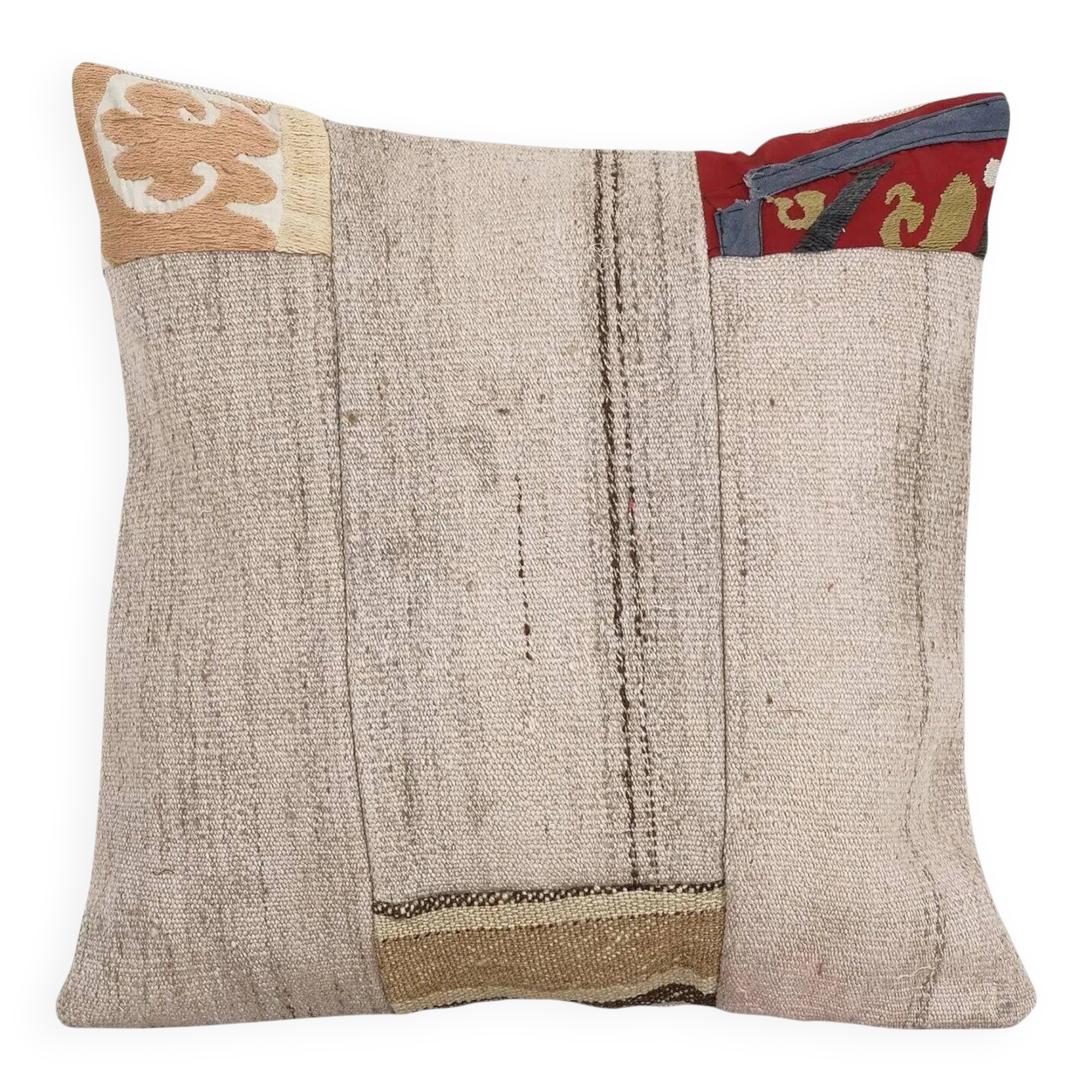 Vintage kilim cushion cover 46x48 cm