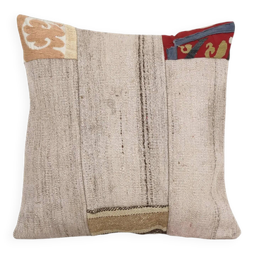 Housse de coussin kilim vintage 46x48 cm