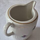 Cream jug half-porcelain Lunéville Keller and Guerin A586