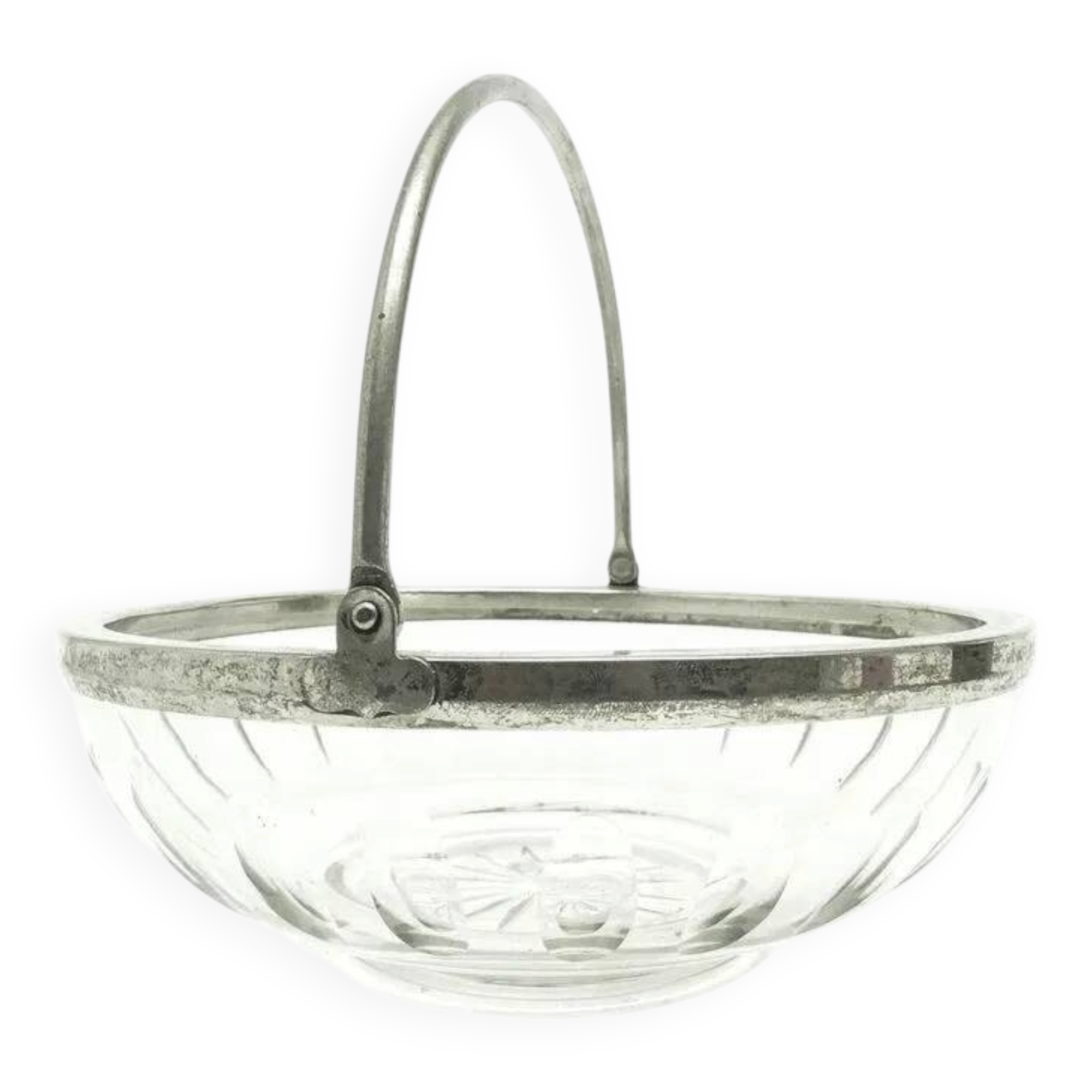 R1w crystal plate art deco viennese cut