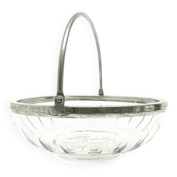 R1w crystal plate art deco viennese cut