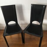 Pair of Couro of Brazil chairs