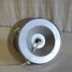 Space Age table lamp base in glass and chrome metal - 1970s