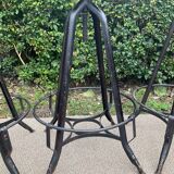 Set of 4 vintage bar stools from the 60s