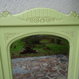 Solid oak framed mirror 77x120