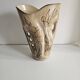 Large ceramic vase with floral pattern in the style of Vallauris.