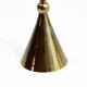 Scandinavian brass candle holder
