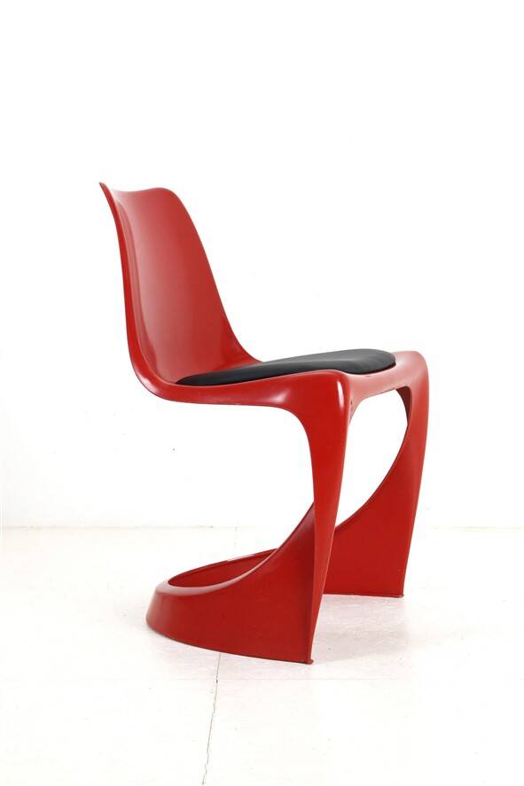 Reupholstered Cado / Steen Østergaard “290” / Space Age design / cantilever chair / 1960s / 1970s