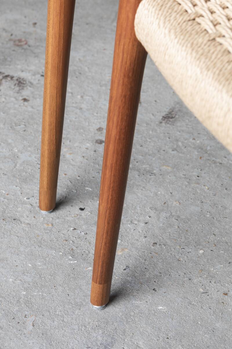 Ensemble de 4 chaises à repas, modèle 57, par Niels O. Moller, Danemark, 1960