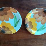 12 dessert plates 1970s Castellania Italy