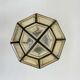 1 of 2 Limburg Glashütte glass ceiling lamp flush mount, 1970s