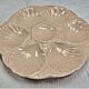 2 old plates oysters slip Digoin Sarreguemines