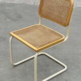 Set of 4 Cesca b32 model chairs in by Marcel Breuer Design