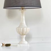 LAMPE Medicis Pierre d'ALBATRE Vintage