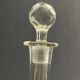 Crystal carafe with needle-engraved decoration 19th century Baccarat Saint Louis