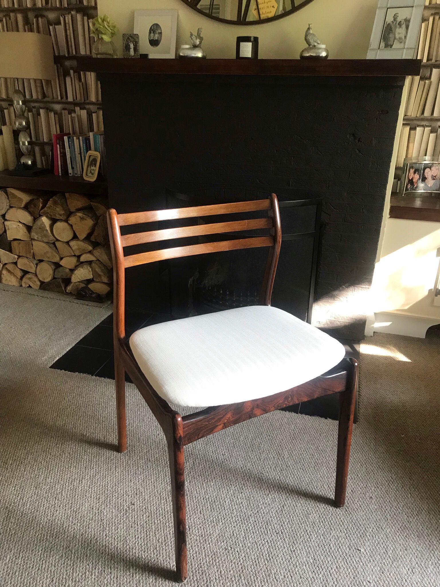 Set Of 6 Danish Rosewood Chairs By P.E. Jorgensen For Farso Stolefabrik
