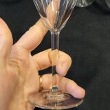 6 wine / port glasses in Baccarat cut crystal? 1930s