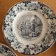 5 talking plates Choisy Le Roi XIXth series "Chinoiseries"