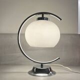 Lampe design verre et métal