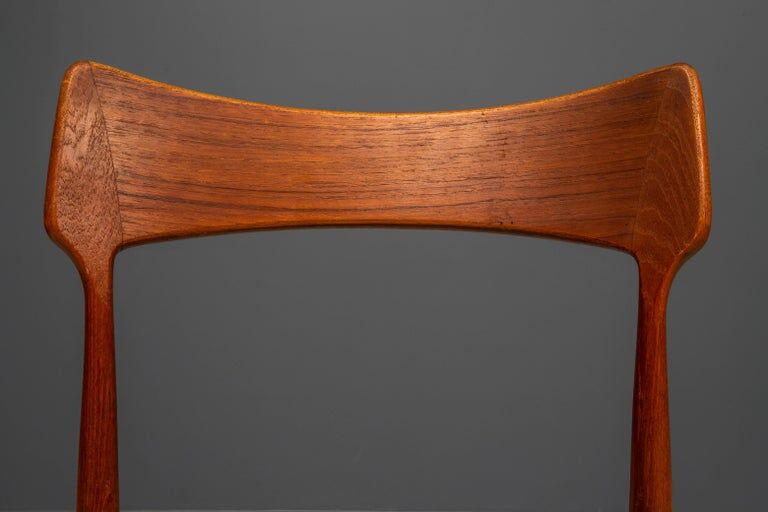 Set de 4 chaises de salle à manger par C. Linneberg pour B. Pedersen Danemark 1970