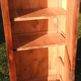 Old wooden bonnetière cabinet