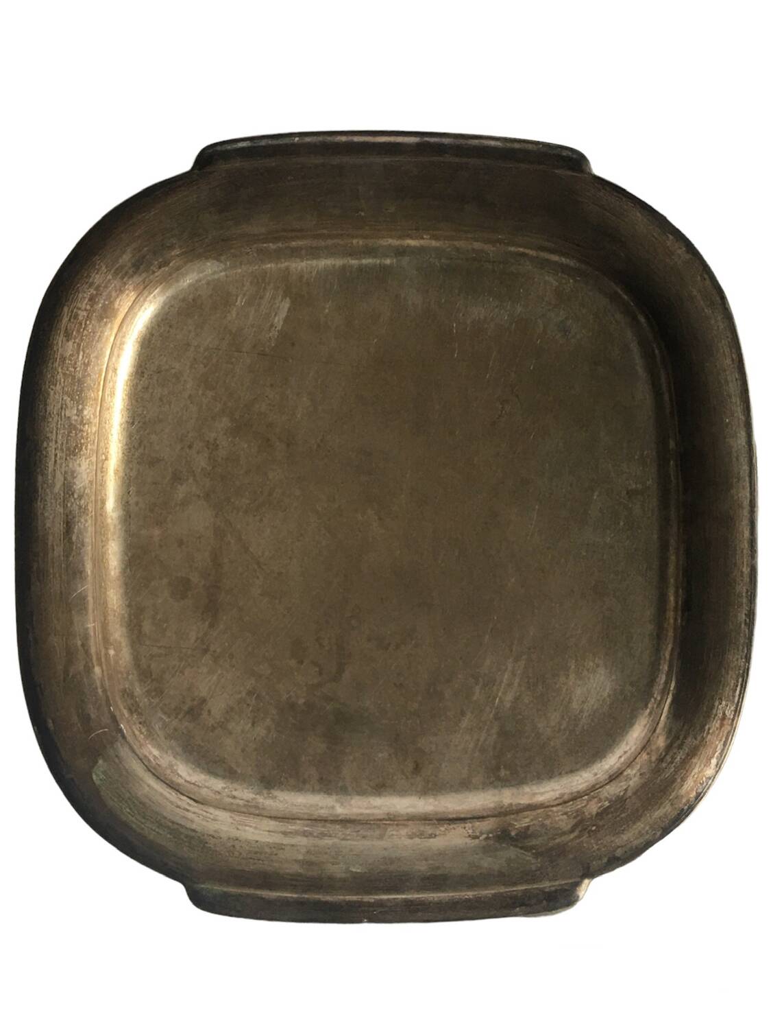 Art Deco silver metal tray