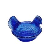 Polish candy dish from Ząbkowice Glasswork, Poland, 1950s