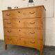 Commode suédoise vintage en bouleau années 50
