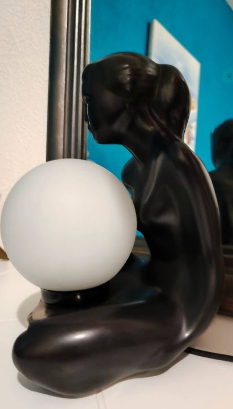 Vintage ceramic lamp 1980