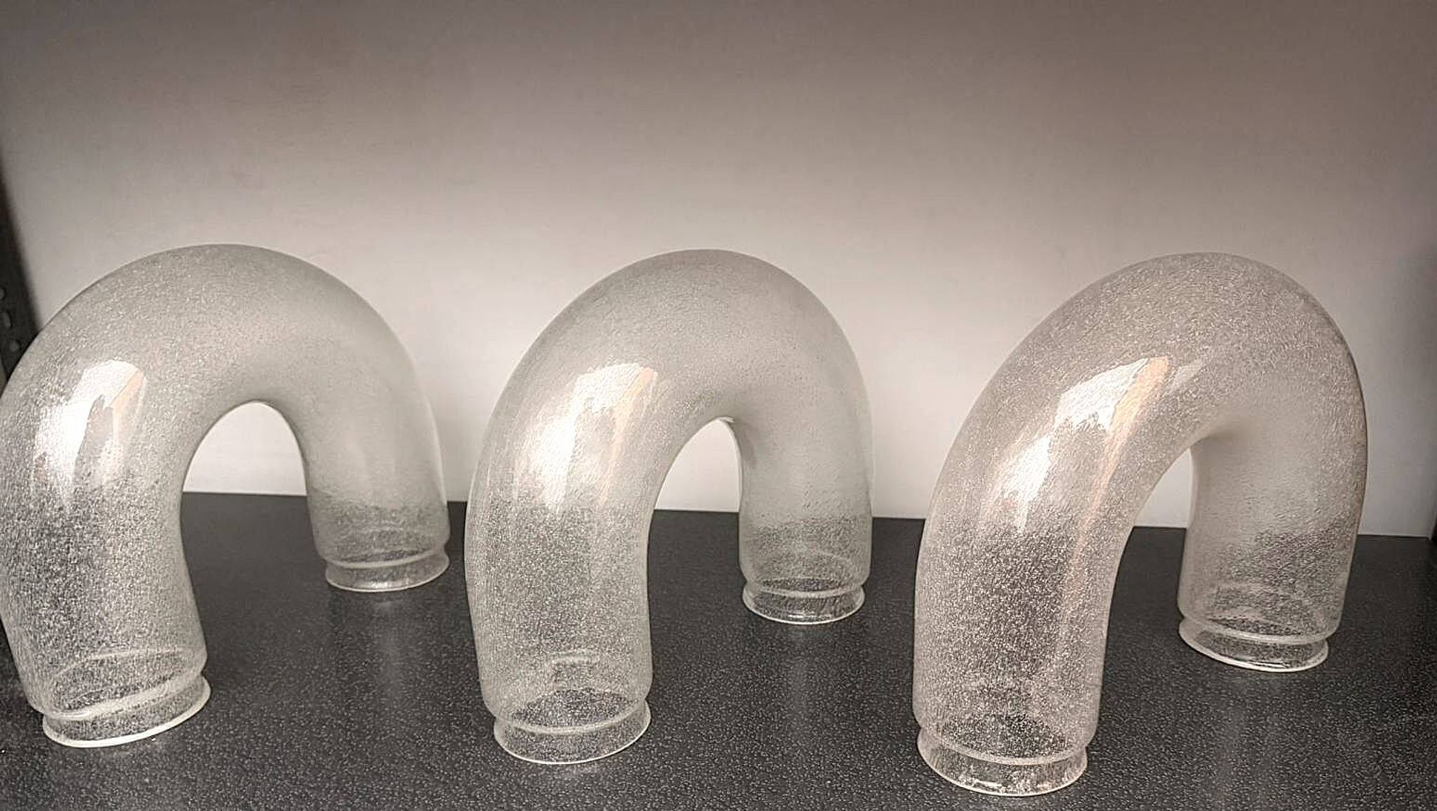 Chaîne de lustre en verre de Murano métal par Aldo Nason pour Mazzega